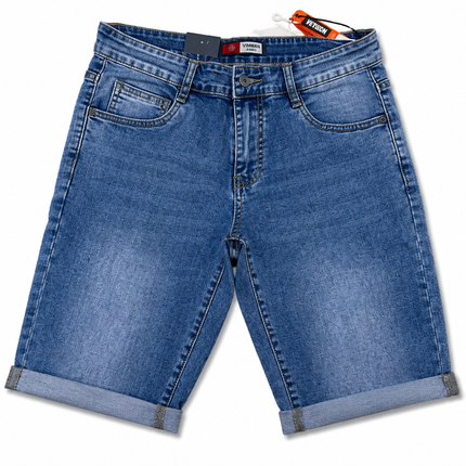 Мъжки сини къси дънки Viman JL7719B