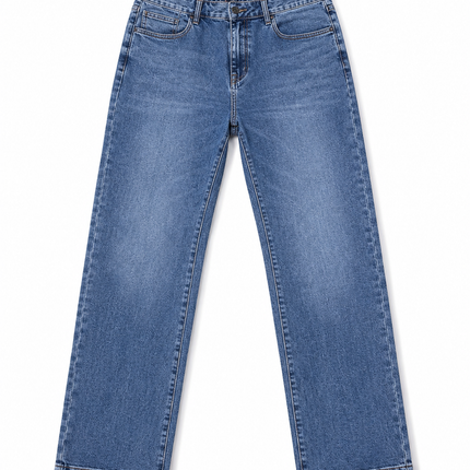 Мъжки светлосини Wide Leg дънки 7769B