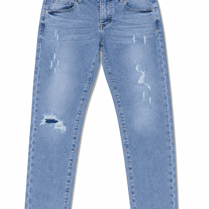 Мъжки светлосини Slim Fit дънки F218