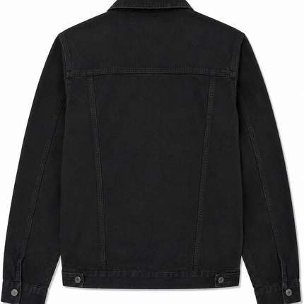 Мъжко черно дънково яке Denim 315