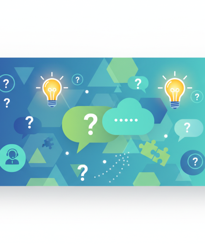 make a banner for FAQ section . No text included